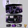 Solo Leveling anime gym belt with black lever buckle inspired by Sung Jin-Woo shadow energy